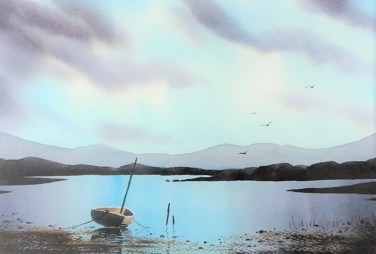 Paint Dramatic Skies in the Landscape in Watercolour
